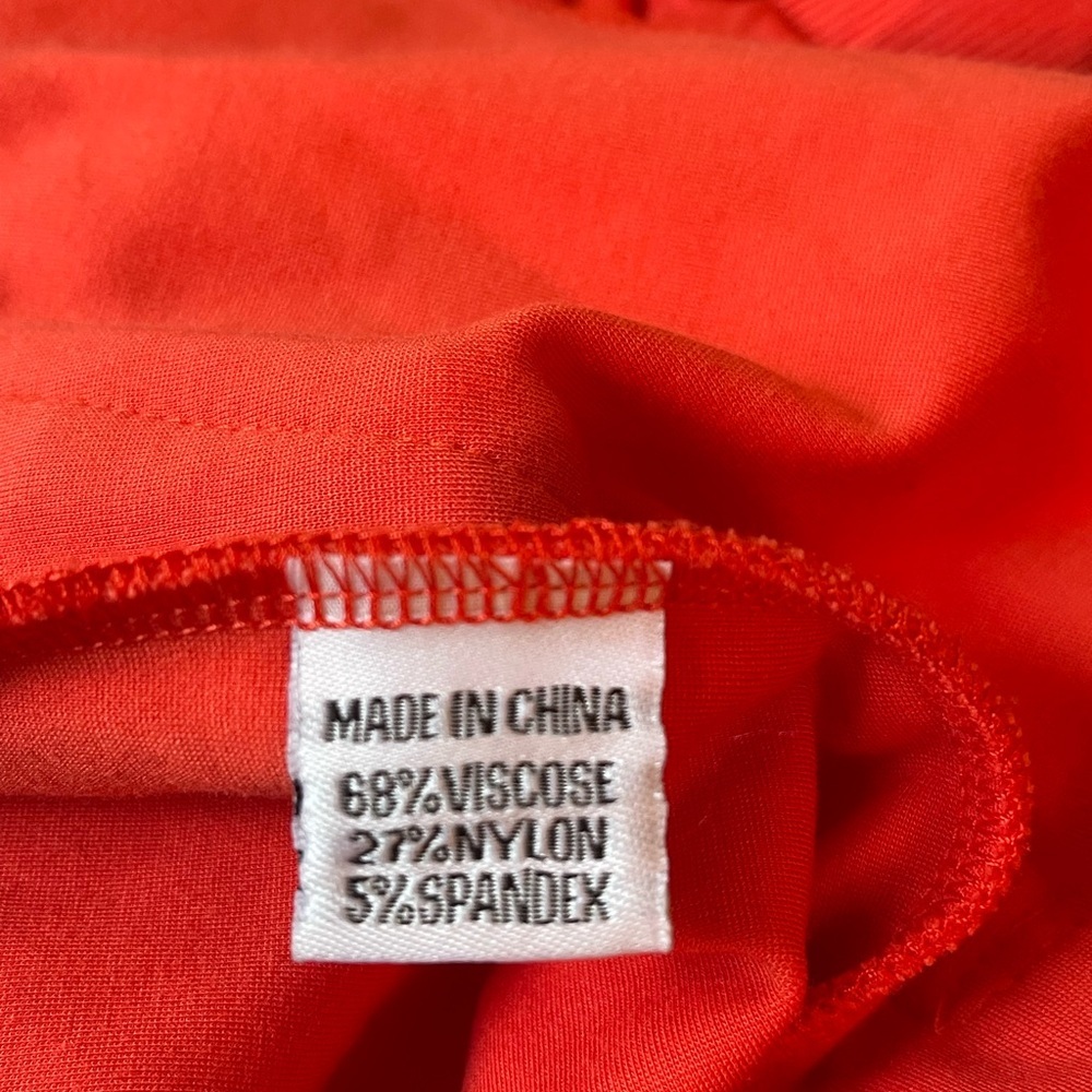 Lovello Elizabeth Coral Zip Front Jumpsuit Jogger Stretch One Piece Small - Picture 11 of 15